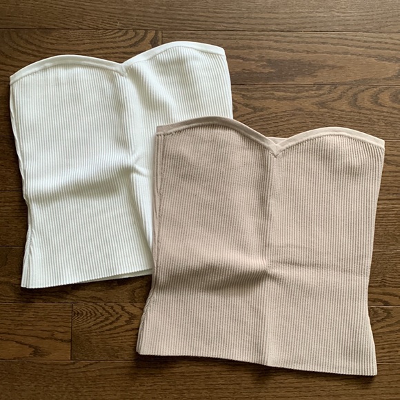 Babaton Sculpt Knit Sweetheart Tube Top - Picture 7 of 7